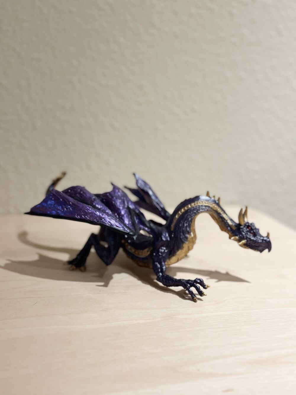 NWT Safari Ltd Midnight Moon Dragon Figure Purple Fantasy Collectible w/ Tag